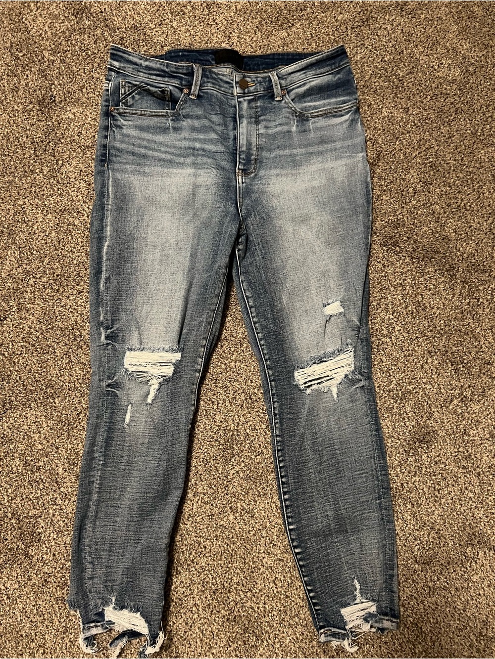 Buckle Black Fit No. 75 Ankle Skinny Light Wash